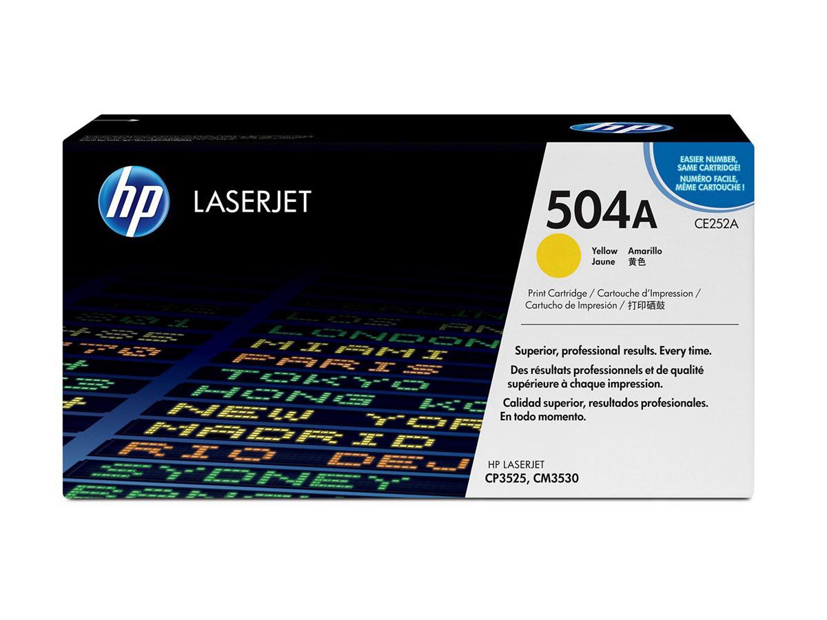 HP 504A (CE252A) Yellow Original Toner All Office Smarts