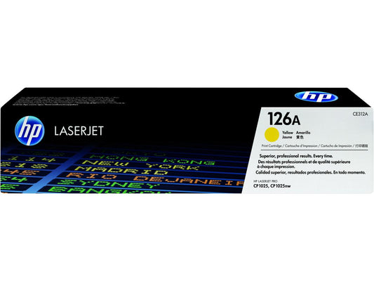 HP 126A (CE312A) Yellow Original Toner All Office Smarts