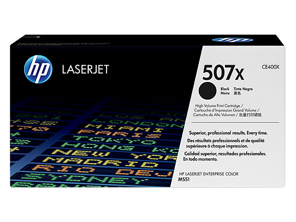 HP 507X (CE400X) XL Black Original Toner All Office Smarts