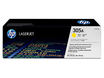 HP 305A (CE412A) Yellow Original Toner All Office Smarts