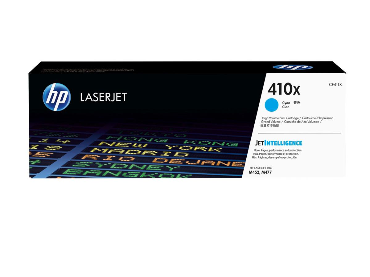 HP 410X (CF411X) XL Cyan Original Toner All Office Smarts