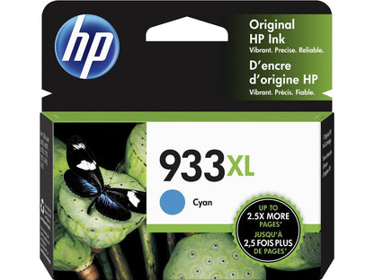 HP 933XL XL Cyan OEM Ink Cartridge All Office Smarts