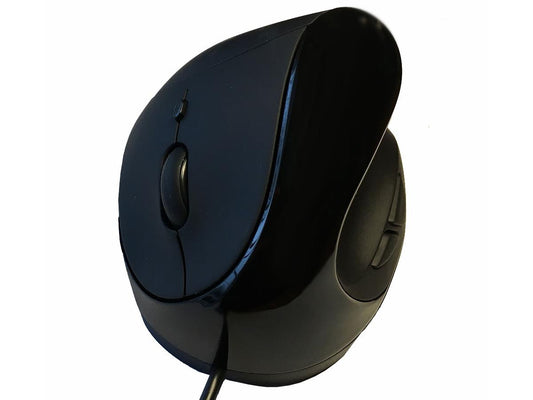 Ergonomic Wired Vertical Mouse Black All Office Smarts