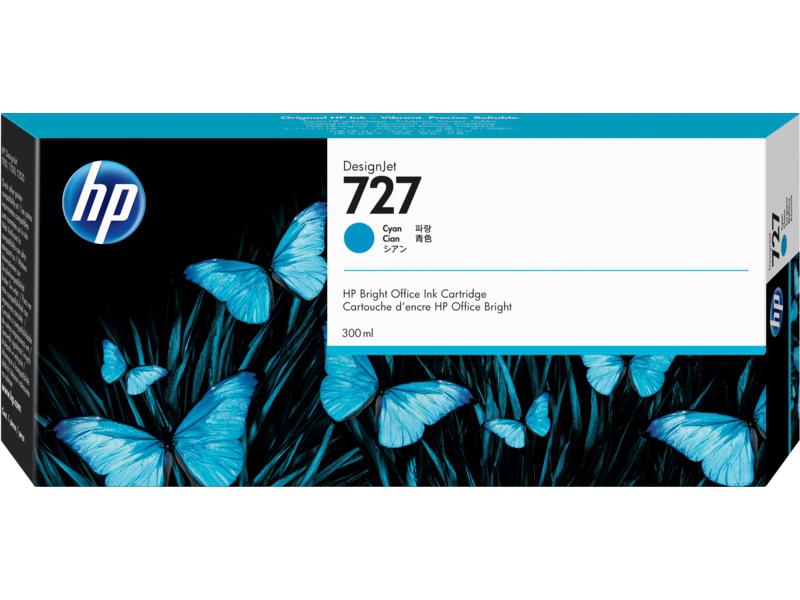 HP 727 - High Capacity - Cyan - Original - DesignJet - Ink Cartridge All Office Smarts