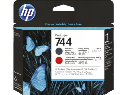 HP 744 - Black, Chromatic Red - Printhead All Office Smarts