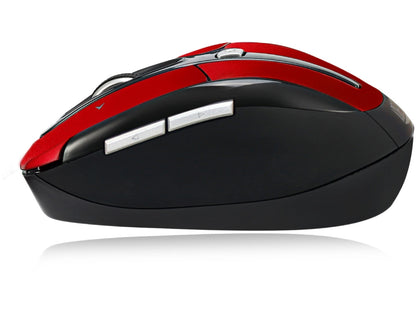 Red Wireless Programmable Mini Mouse All Office Smarts