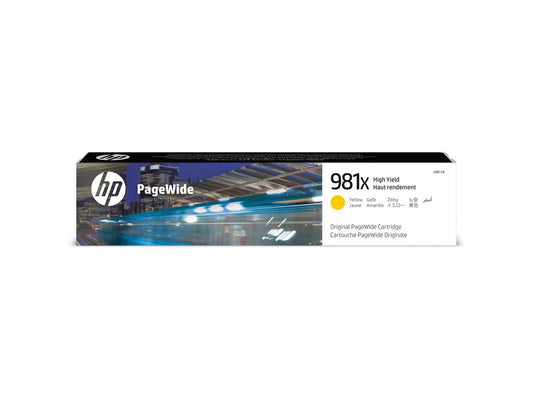 HP 981X XL Yellow OEM PageWide Ink Crtg