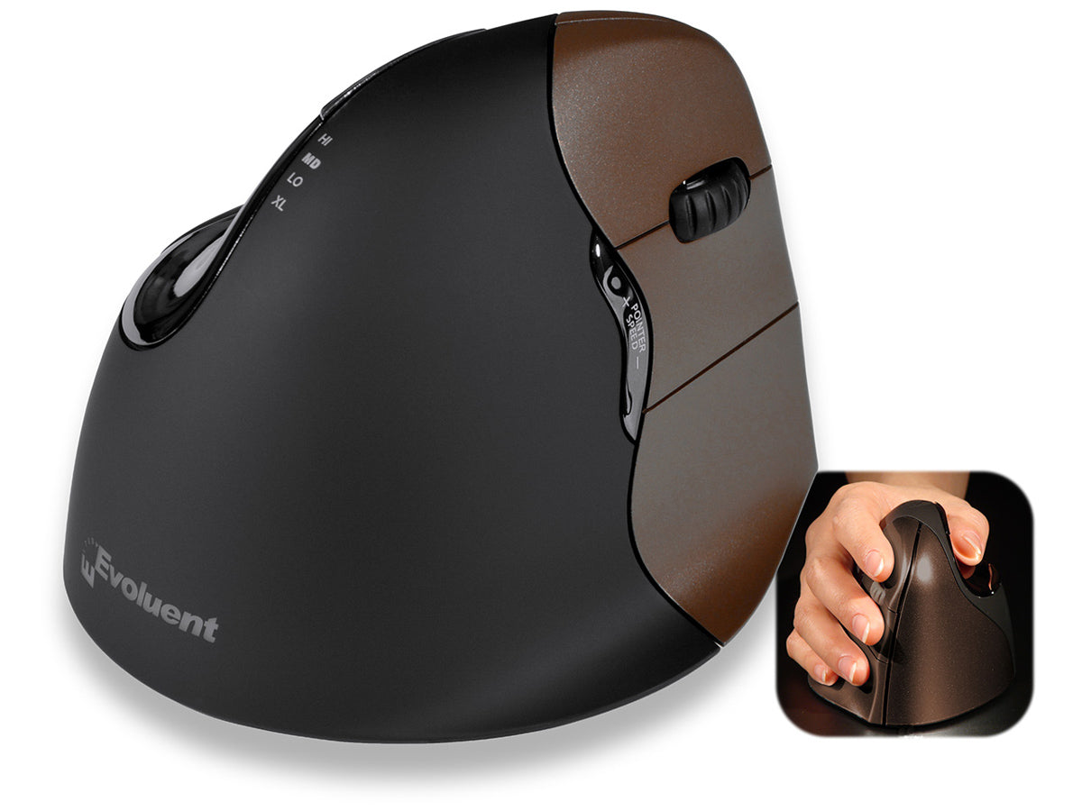 Evoluent Vertical Mouse 4 Small Wireless All Office Smarts