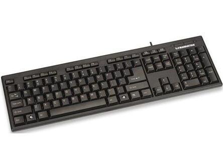 Manhattan Enhanced - keyboard - black All Office Smarts