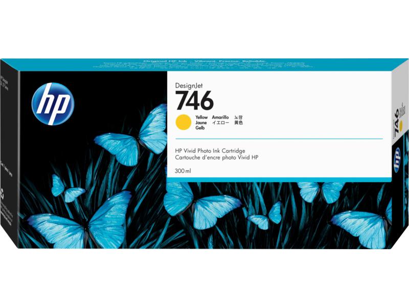 HP 746 - Yellow - Original - DesignJet - Ink Cartridge All Office Smarts