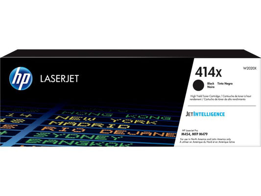 HP 414X - High Yield - Black - Original - LaserJet - Toner Cartridge (W2020X)