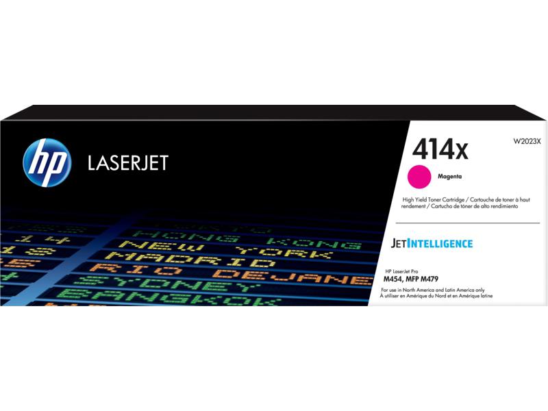 HP 414X - High Yield - Magenta - Original - LaserJet - Toner Cartridge (W2023X) All Office Smarts