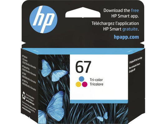 HP 67 - Color (cyan, Magenta, Yellow) - Original - Ink Cartridge