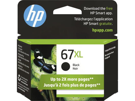 HP 67XL - High Yield - Pigmented Black - Original - Ink Cartridge