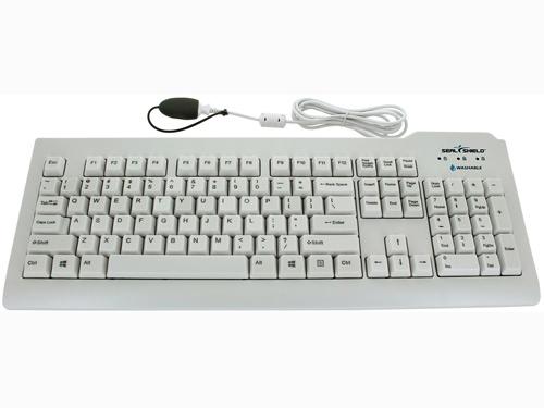 Seal Shield Glow Waterproof Keyboard All Office Smarts