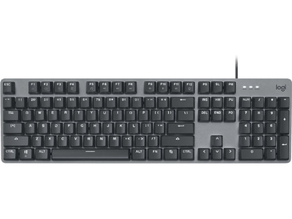 Logitech K845 Mechanical Illuminated Corded Aluminum Keyboard TTC Switches - Red (Linear) - keyboard All Office Smarts