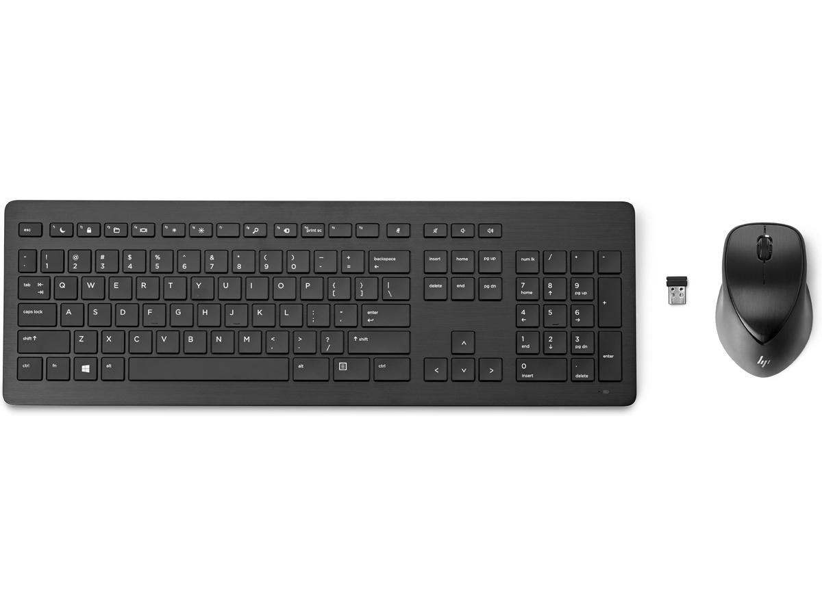 HP Wireless Rechargeable 950MK - Keyboard and Mouse Set - US - Smart Buy All Office Smarts