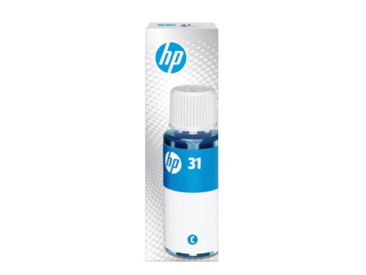 Hp 31 70ml Cyan Original Ink Bottle All Office Smarts