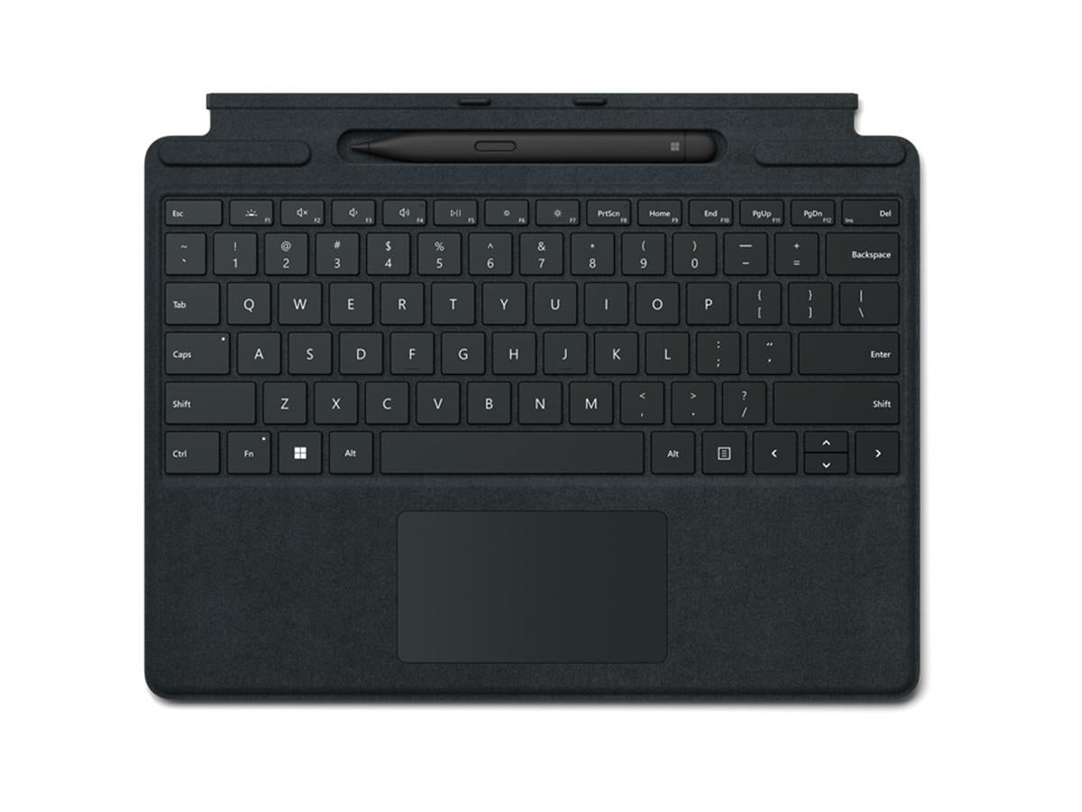 Microsoft Surface Pro Signature Keyboard - Keyboard - with Touchpad, Accelerometer, Surface Slim Pen 2 All Office Smarts