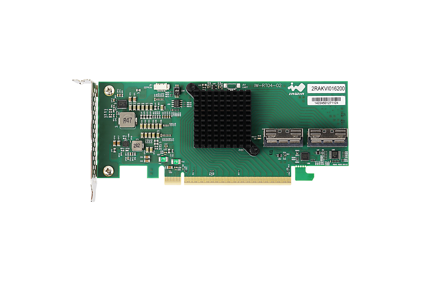 In-Win IW-RT04-02 PCIe Gen5 Retimer Card Full-height & half-height bracket