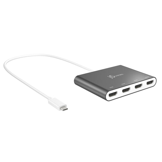 j5create JCA366 USB-C to 4-Port HDMI Multi-Monitor Adapter