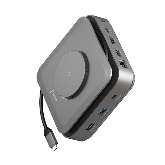 j5create Accessory JCD3199 11-Port USB Type-C Dock Dual 4K HDMI Hub