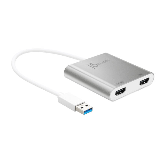 j5create Accessory JUA365 USB 3.0 to Dual HDMI Multi-Monitor Adapter