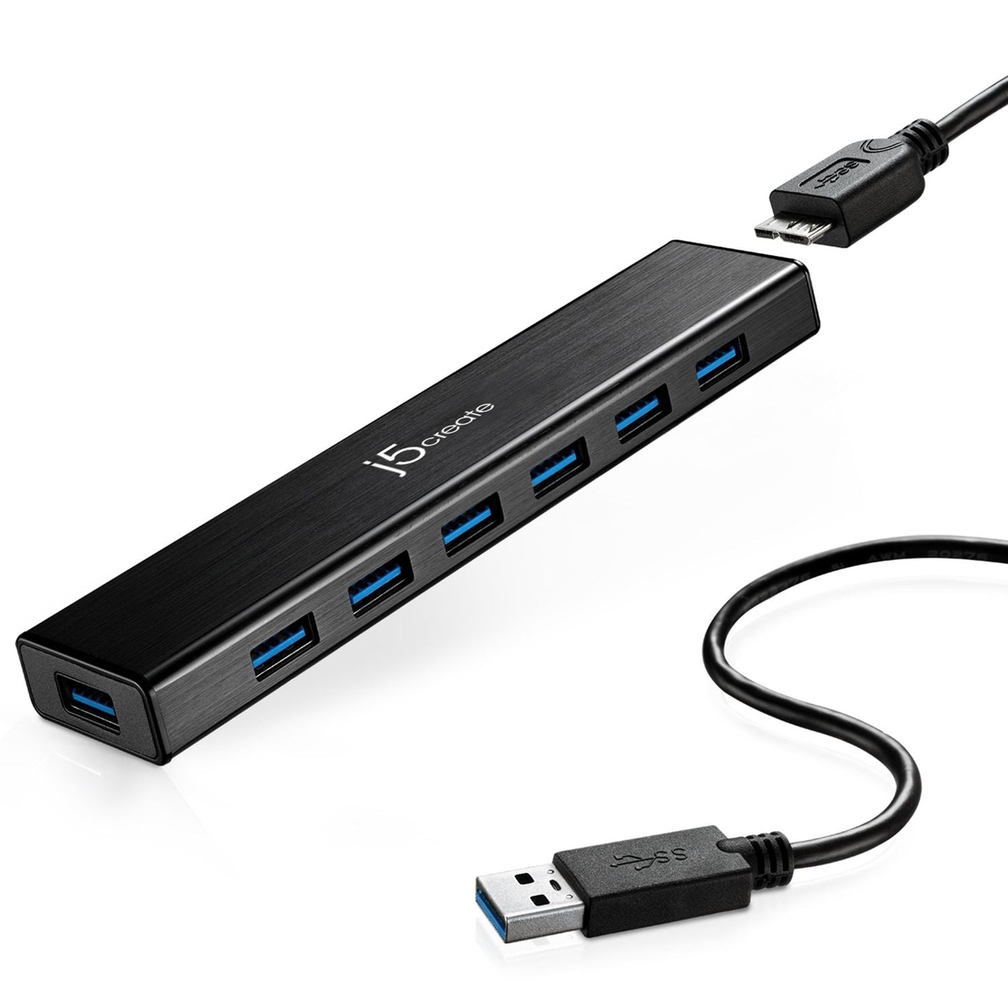 j5create Accessory JUH377 USB3.0 7-Port HUB