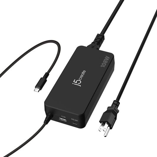 j5create JUP34108 108W PD USB-C Super Charger