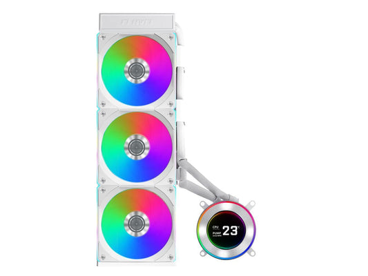 Lian-Li Fan HS2LCD36RW 2.1 LCD Radiator White