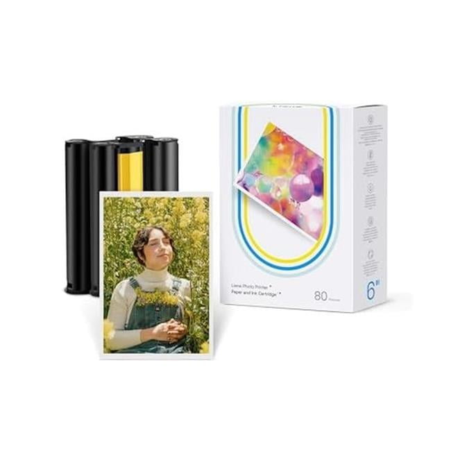 Liene SD21B#US1 80 sheets Photo paper & Ink Cartridge Refill f Amber White