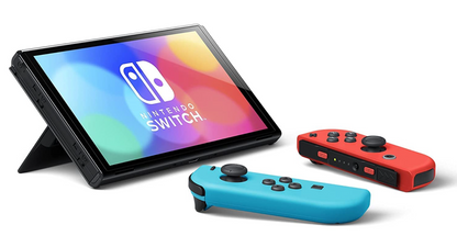 Nintendo Switch – OLED Model w/ Neon Red & Neon Blue Joy-Con ( Japan Stock Region-Free ) All Office Smarts