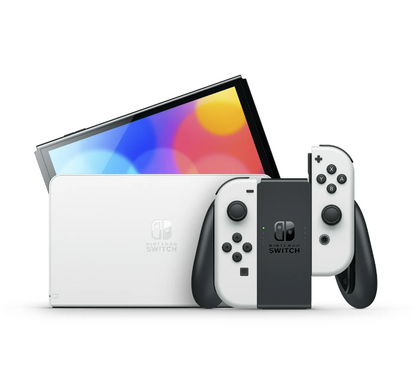 Nintendo OLED w/ White Joy-Con White, Nintendo Switch Nintendo