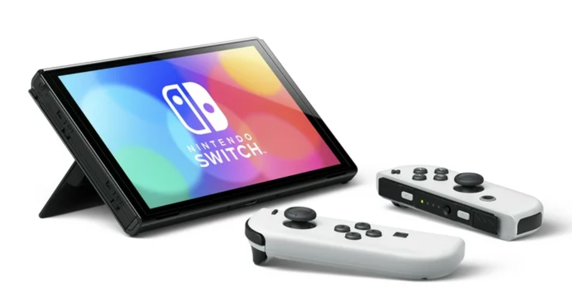 Nintendo OLED w/ White Joy-Con White, Nintendo Switch Nintendo