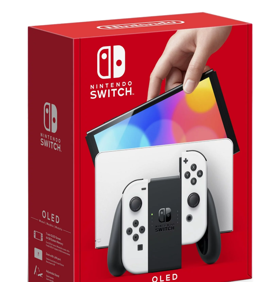 Nintendo OLED w/ White Joy-Con White, Nintendo Switch Nintendo