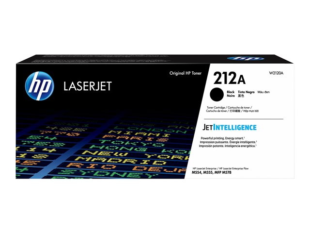 HP 212A - Black - Original - LaserJet - Toner Cartridge (W2120A) All Office Smarts