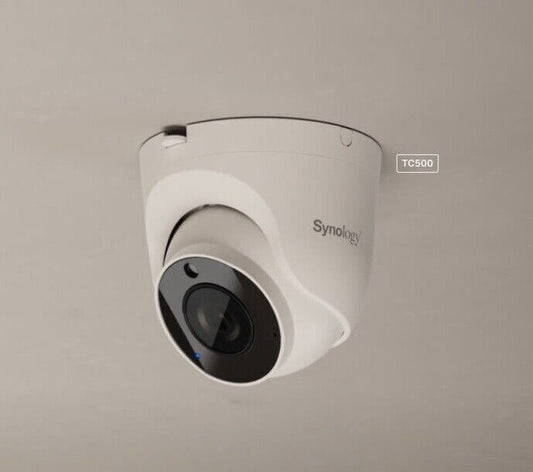 Synology CM TC500 5MP AI Turret IP Camera Night Vision IP67 IK10 Retail