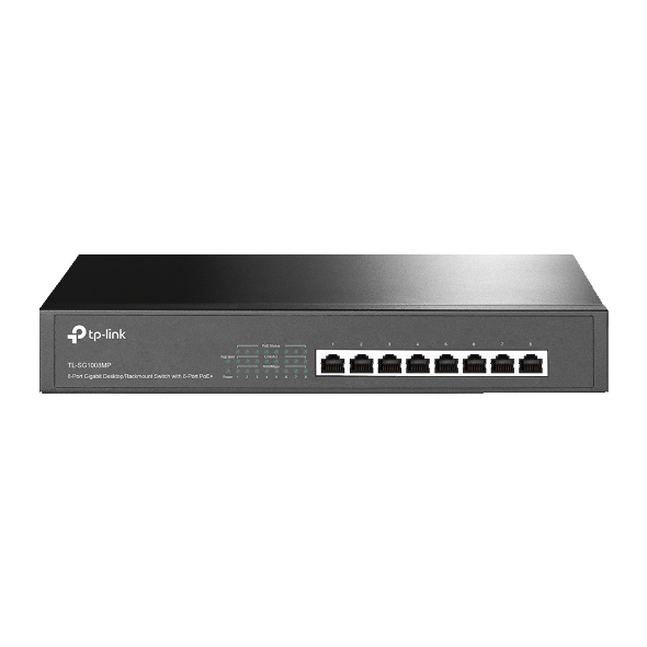 TP-Link SWT TL-SG1008MP 8PT Gigabit PoE+Switch 124W PoE power budget 1U 13RM TP-Link