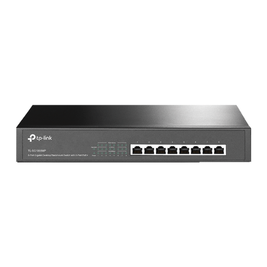 TP-Link SWT TL-SG1008MP 8PT Gigabit PoE+Switch 124W PoE power budget 1U 13RM TP-Link