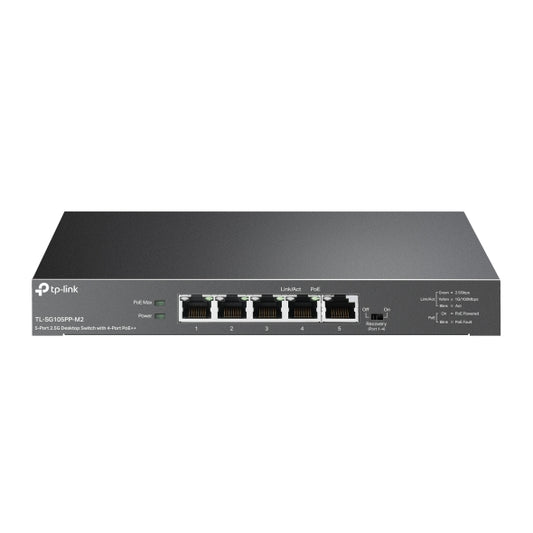 TP-Link TL-SG105PP-M2 5Port 2.5G Desktop Switch with 4Port PoE++