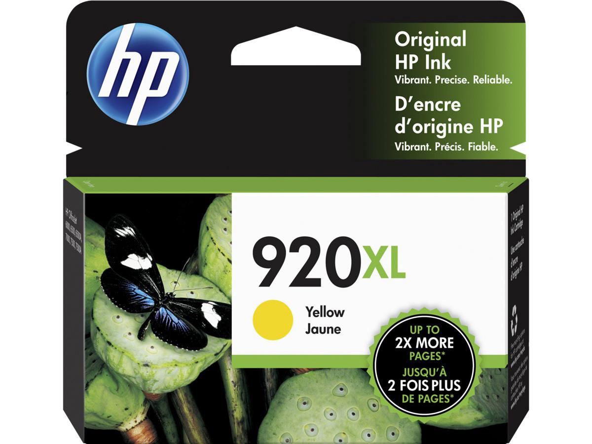 HP 920XL XL Yellow OEM Ink Cartridge All Office Smarts