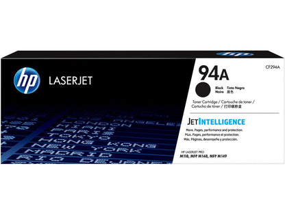 HP 94A - Black - Original - Laser Jet - Toner Cartridge (CF294A) All Office Smarts