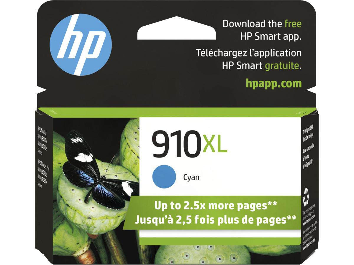 HP 910XL - High Yield - Cyan - Original - Ink Cartridge All Office Smarts