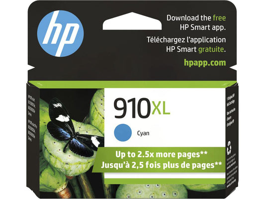 HP 910XL - High Yield - Cyan - Original - Ink Cartridge