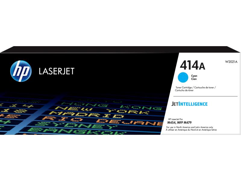 HP 414A - Cyan - Original - LaserJet - Toner Cartridge (W2021A) All Office Smarts