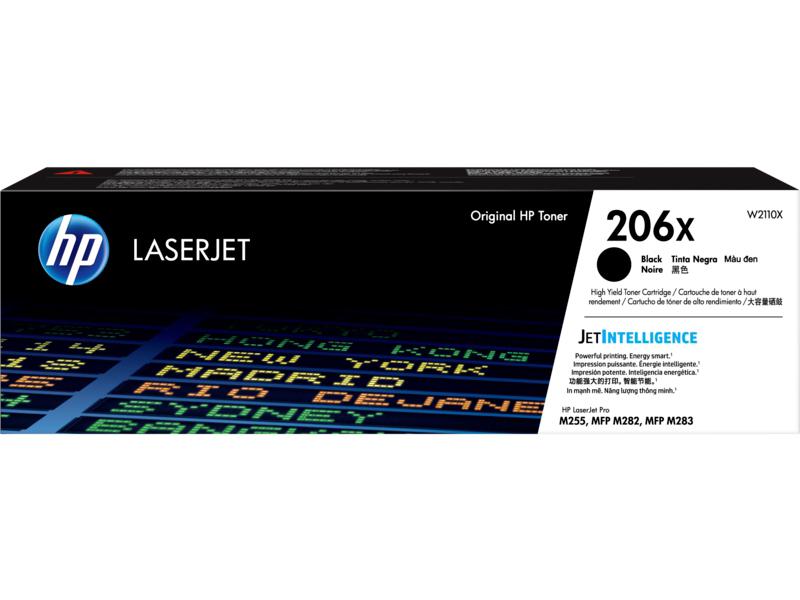 HP 206X - High Yield - Black - Original - LaserJet - Toner Cartridge (W2110X) All Office Smarts