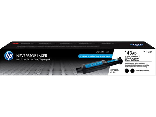 HP 143AD - 2-Pack - Black - Toner Refill All Office Smarts