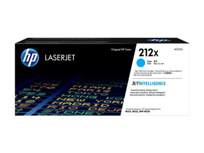 HP 212X - High Yield - Cyan - Original - LaserJet - Toner Cartridge (W2121X) All Office Smarts