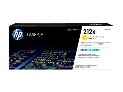 HP 212X - High Yield - Yellow - Original - LaserJet - Toner Cartridge (W2122X) All Office Smarts