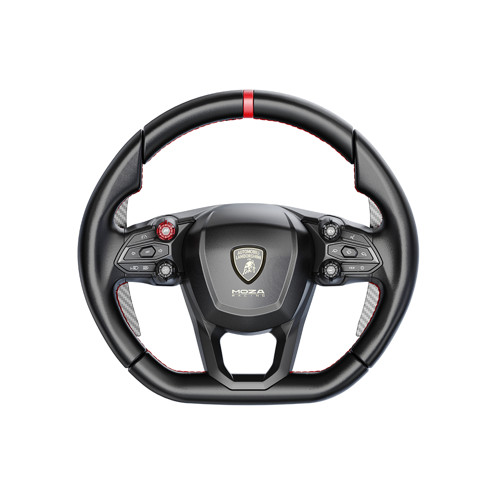 MOZA x Lamborghini Revuelto Sim Racing Steering Wheel